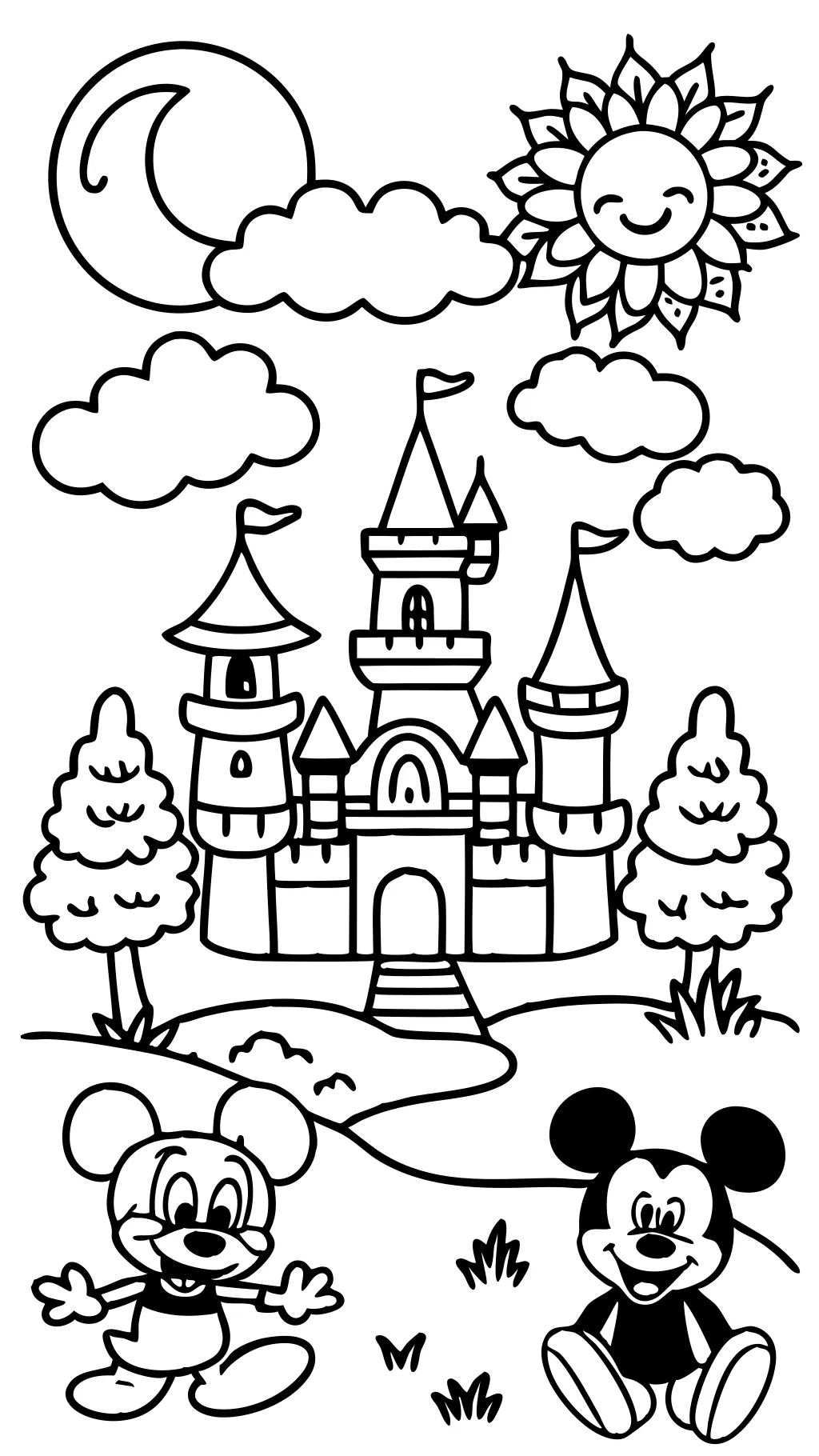 coloring pages online disney